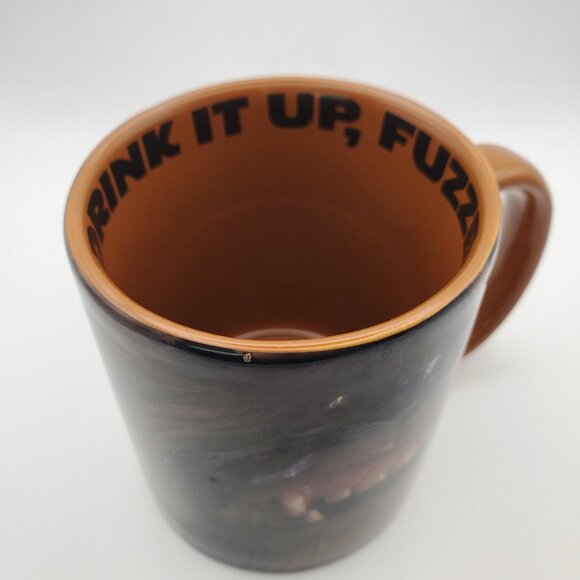 STAR WARS Chewbacca Mug 12oz Brown w/ Character Face & Funny Message Inside - Picture 3 of 6